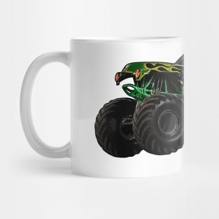 Monster Truck Freestyle Illustration Mug